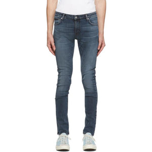 Nudie Jeans Blue Skinny Lin Jeans