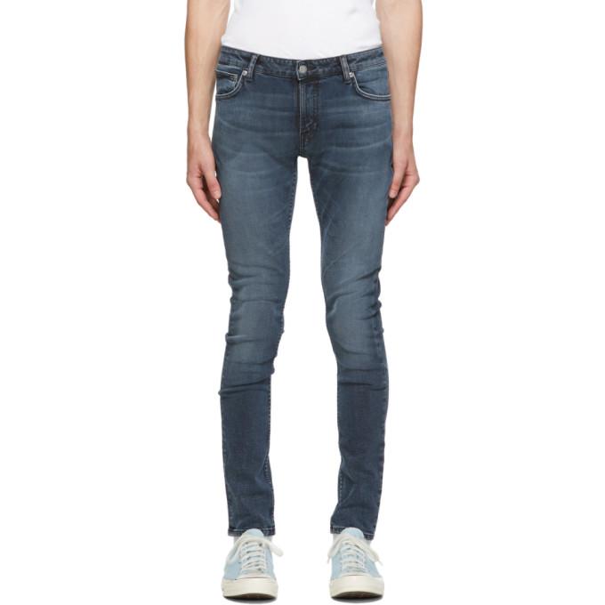 Nudie Jeans Blue Skinny Lin Jeans
