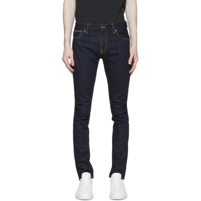 Nudie Jeans Blue Skinny Lin Jeans