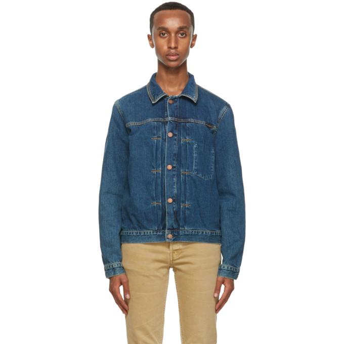 Nudie Jeans Blue Someplace Vinny Denim Jacket