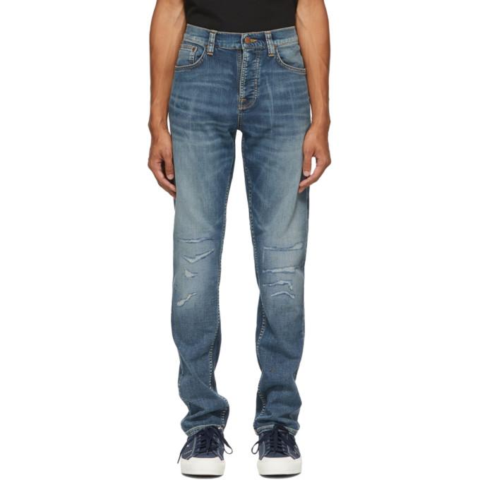 Nudie Jeans Blue Steady Eddie II Jeans