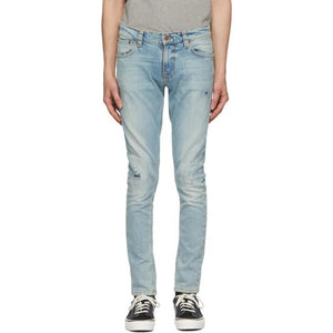 Nudie Jeans Blue Tight Terry Jeans