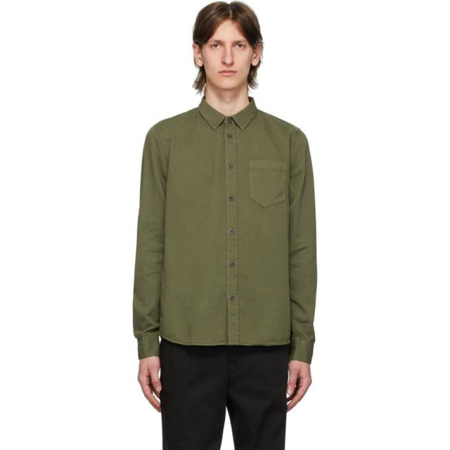 Nudie Jeans Green Henry Shirt