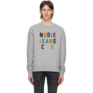 Nudie Jeans Grey Melvin Sweatshirt