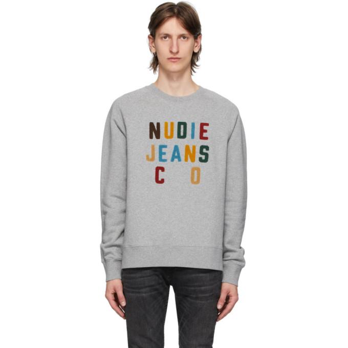 Nudie Jeans Grey Melvin Sweatshirt