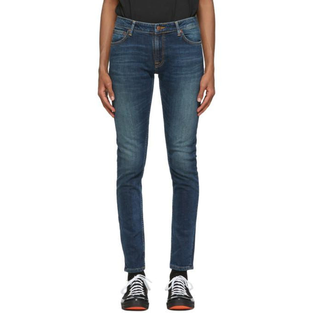 Nudie Jeans Indigo Skinny Lin Jeans