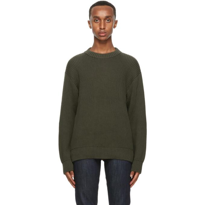 Nudie Jeans Khaki Frank Sweater