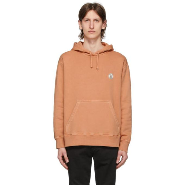 Nudie Jeans Orange Franke Hoodie