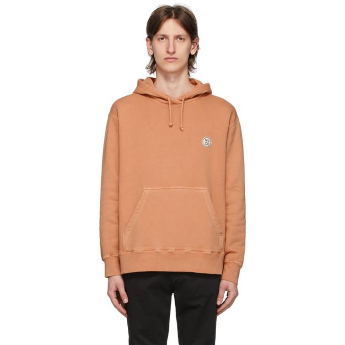 Nudie Jeans Orange Franke Hoodie