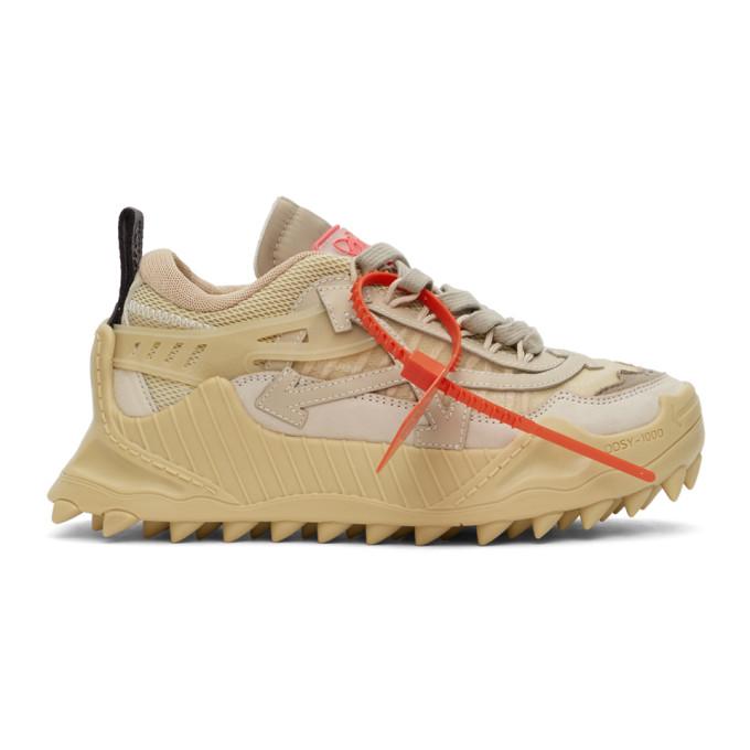Off-White Beige Odsy-1000 Sneakers