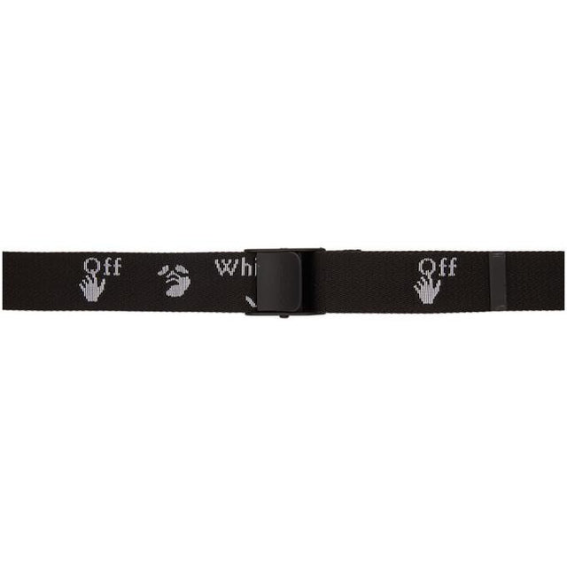 Off-White Black and White New Logo Belt