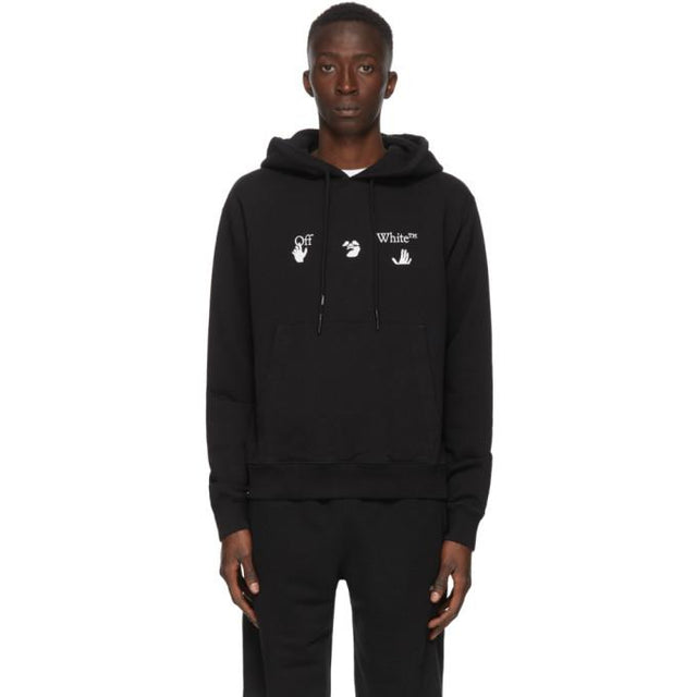 Off-White Black Big Logo Slim Hoodie