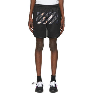 Off-White Black Caravaggio Angel Shorts