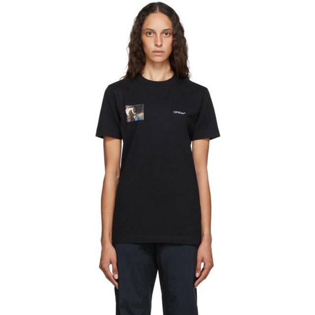 Off-White Black Caravaggio Angel T-Shirt