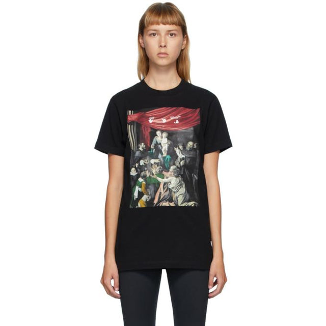 Off-White Black Caravaggio Painting T-Shirt