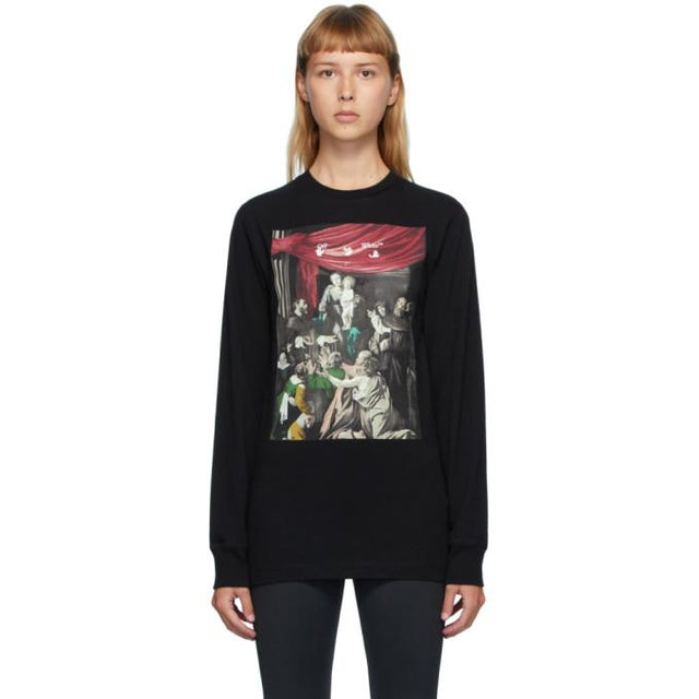 Off-White Black Caravaggio Painting T-Shirt