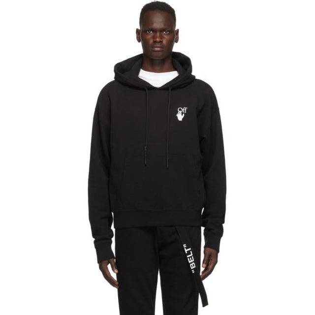Off-White Black Cut Here Hoodie