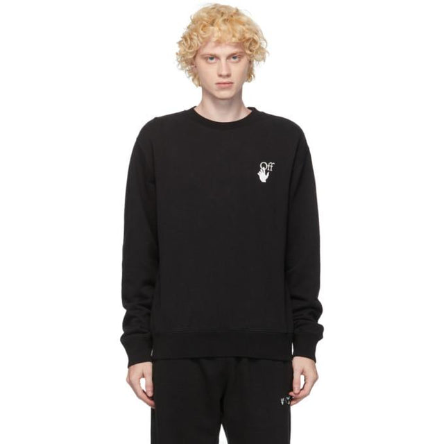 Off-White Black Cut Here Sweatshirt