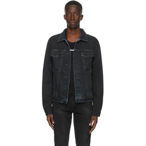Off-White Black Denim Stencil Jacket