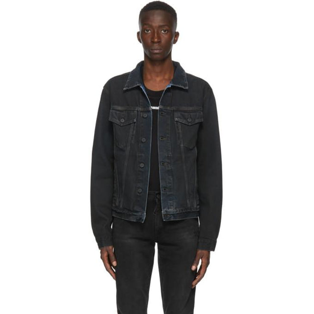 Off-White Black Denim Stencil Jacket