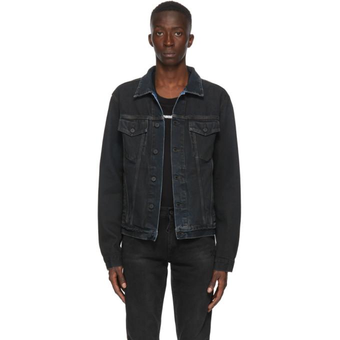 Off-White Black Denim Stencil Jacket