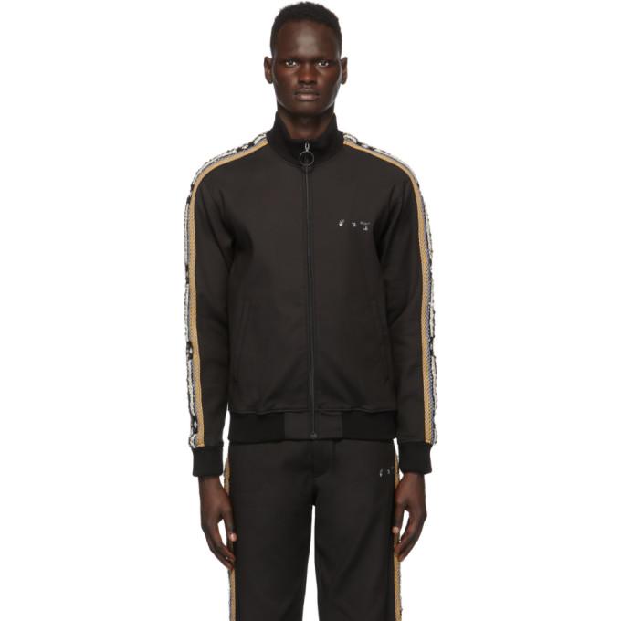 Off-White Black Dojo Zip-Up Sweater