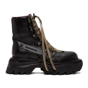 Off-White Black Equipment Platform Boots
