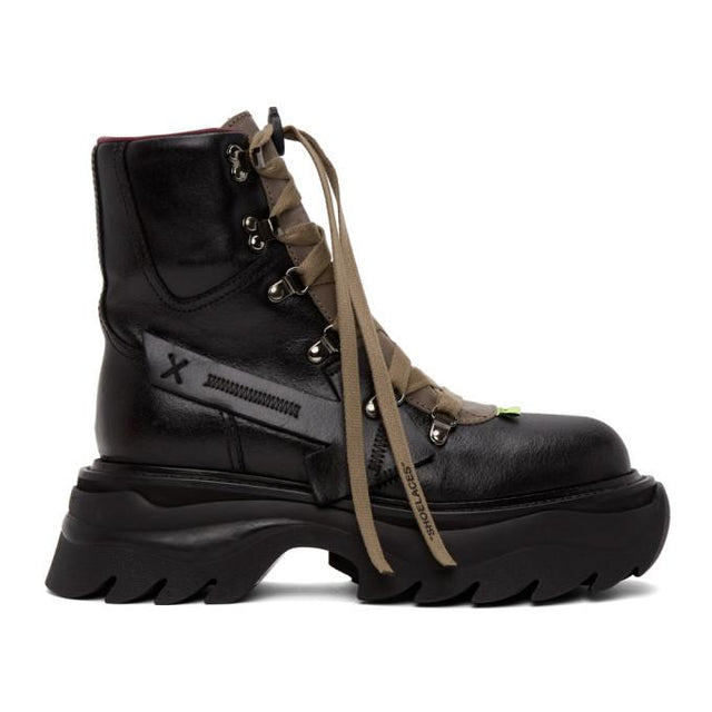 Off-White Black Equipment Platform Boots