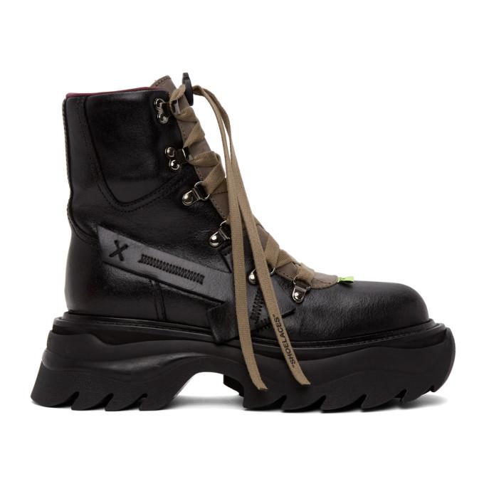 Off-White Black Equipment Platform Boots
