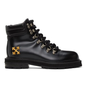 Off-White Black Hiking Boots