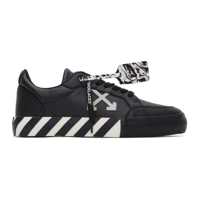 Off white low vulcanized best sale sneakers black