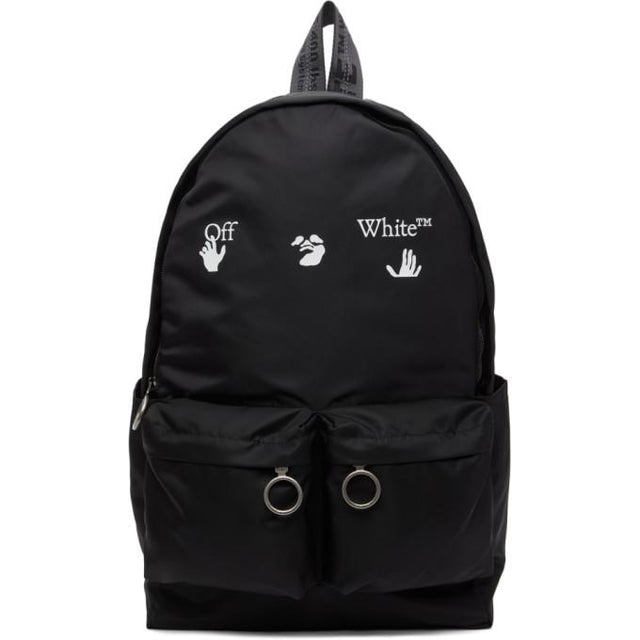 Off-White Black Logo Backpack