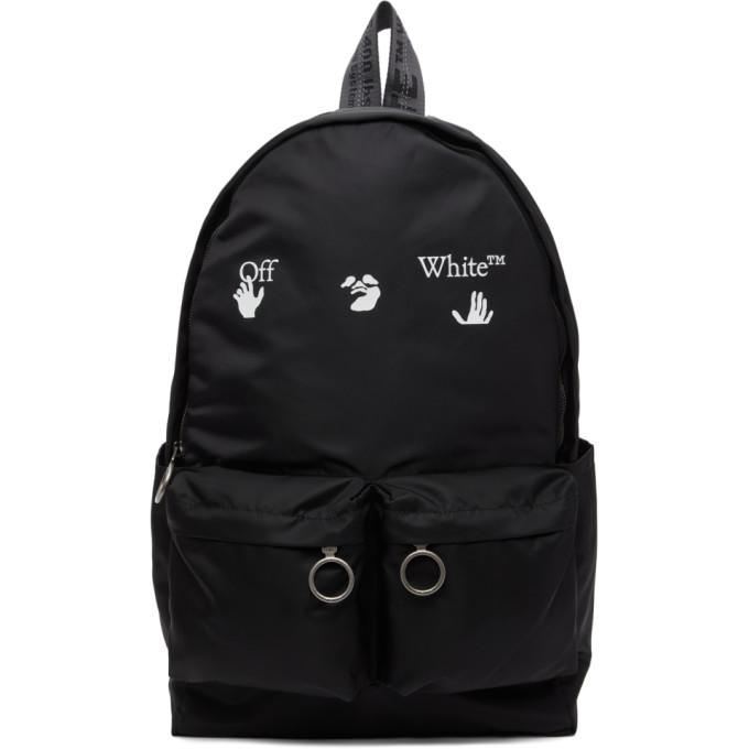 Off-White Black Logo Backpack