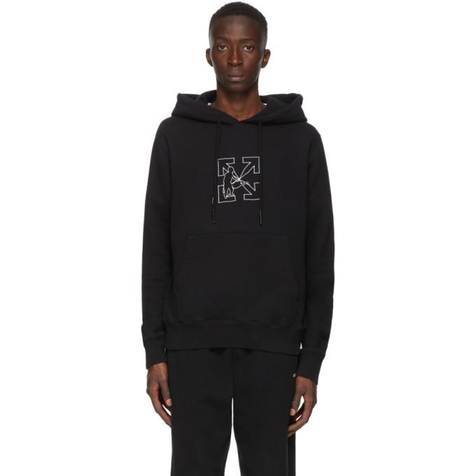 Off-White Black Logo Workers Hoodie