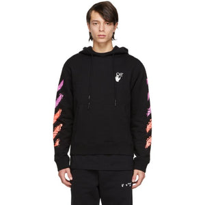 Off-White Black Slim Marker Hoodie