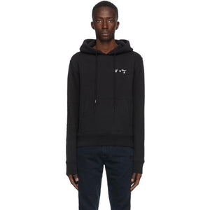 Off-White Black Small Logo Slim Hoodie