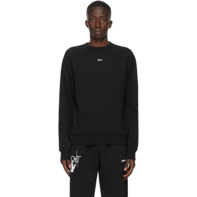 Off-White Black Stencil Sweatshirt