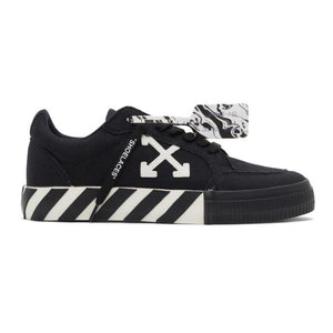 Off-White Black Vulcanized Low Sneakers