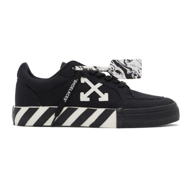 Off-White Black Vulcanized Low Sneakers