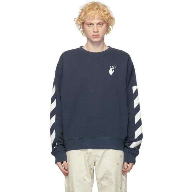 Off-White Blue Agreement Sweatshirt