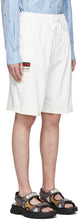 Gucci Off-White Canvas Swim Shorts
