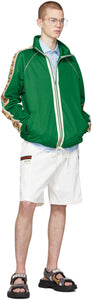 Gucci Off-White Canvas Swim Shorts