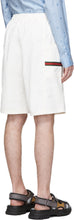 Gucci Off-White Canvas Swim Shorts