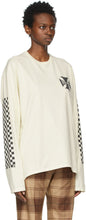 Rhude Off-White Classic Checkers Long Sleeve T-Shirt