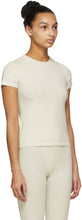 SKIMS Off-White Cotton T-Shirt