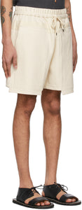 Kuro Off-White Denim Loose Baker Shorts