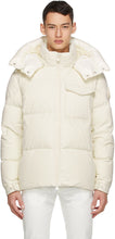 Moncler Off-White Down Vignemale Jacket - Veste de vignette Vignemale Down Moncler - 몬 클러 끄기 화이트 vignemale 자켓