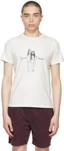 Remi Relief Off-White 'Give Peace' Graphic T-Shirt - Remi Soulagement T-shirt graphique «Donner la paix» - Remi 릴리프 오프 화이트 '평화'그래픽 티셔츠