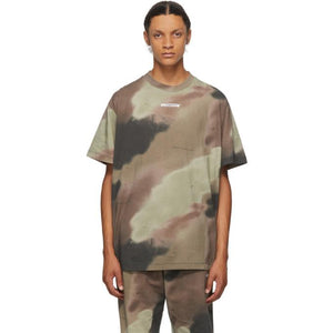 Off-White Green and Brown Camo Barrel Worker T-Shirt – BlackSkinny