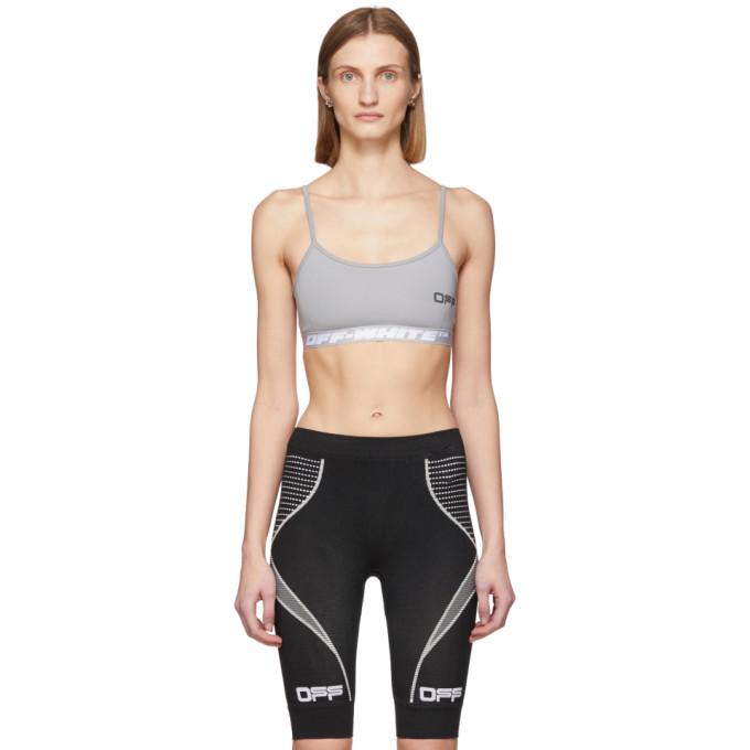Off-White Grey Off Active Bra